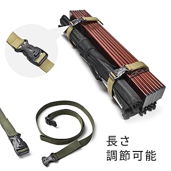 Amazon.co.jp: 荷物 固定 ベルト 2重ロック 持ち運び便利 荷締め